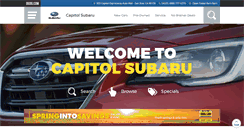 Desktop Screenshot of capitolsubarusanjose.com